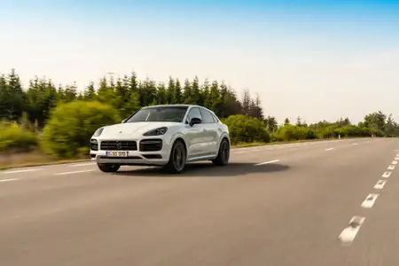 Porsche Cayenne Turbo S E-Hybrid Coupe Base Trim · Red CP - Image 1